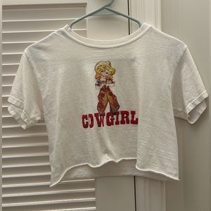 Brandy Melville john Galt cropped tee